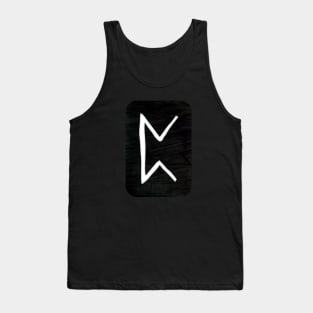 Perthro | Elder Futhark Runes Tank Top